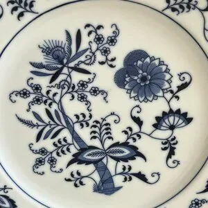 Blue Danube | Dining | Blue Danube Dinner Plate 1 14 Porcelain Onion ...